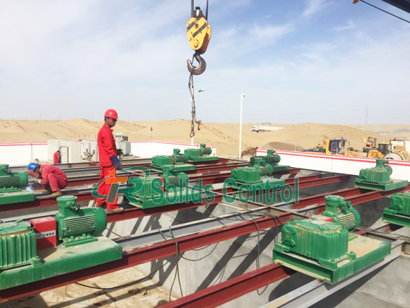 TR Mud Agitator Installed In Drilling Field title=