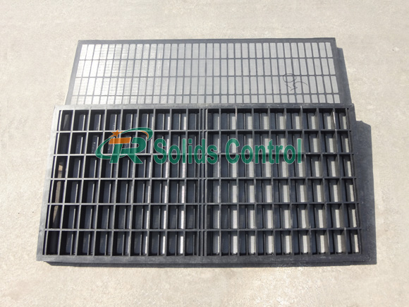 Drilling fluid shaker screen, oilfield shaker screen, shale shaker screen