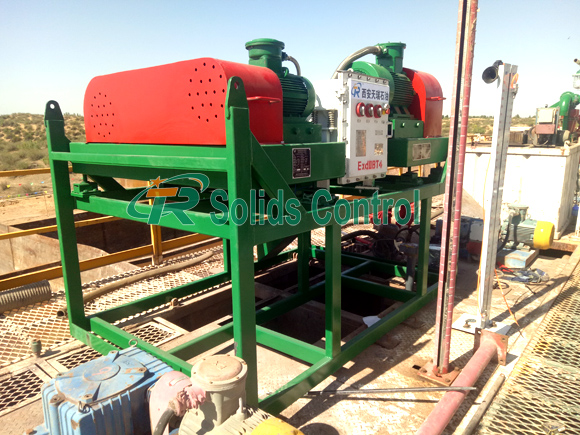 Good Operation of TR Mud Centrifuge in Drilling Field title=