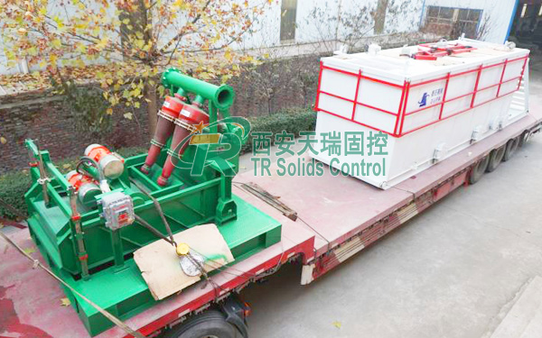 Mud recycling system for CBM, solid control unit