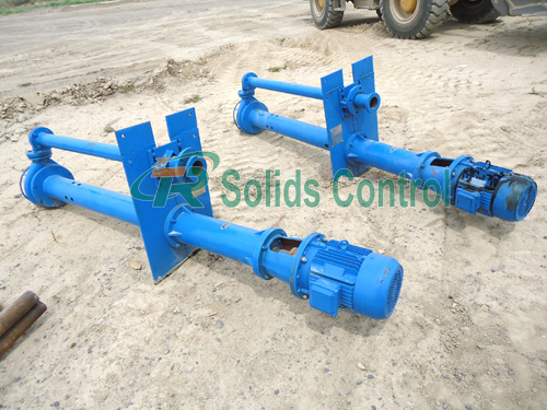 Submersible slurry pump for oil and gas, drilling fluid submersible pump