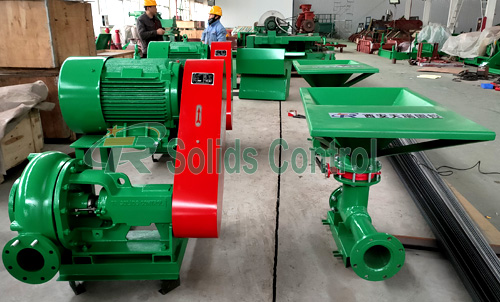 Mud Mixing Hopper and Shear Pump for Domestic Company title=