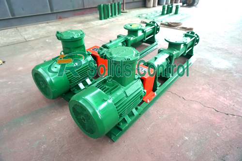 Centrifuge feeding screw pump, oilfield screw pumps