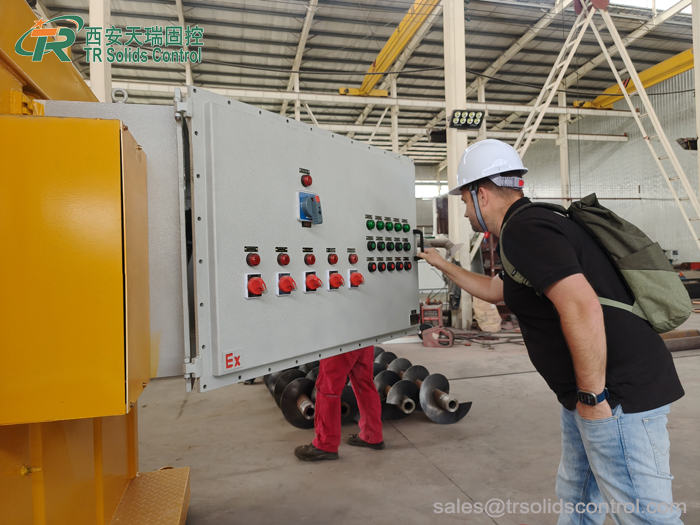Inspect the electrical system of the solid control system